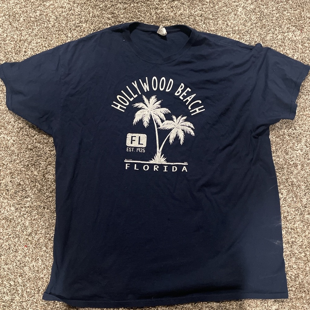 hollywood beach 2009 graphic tee
